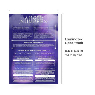 QuickStudy Guide 2.0 - Angel Numbers (PDF File) from Stonebridge Imports