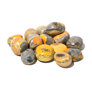 Bumble Bee Jasper Tumbled Stones from The Rock Space
