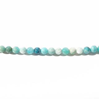 Hemimorphite - Round Strand 15" - 6mm    from Stonebridge Imports