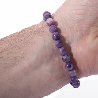 Charoite 7mm Bead Bracelet    from Stonebridge Imports