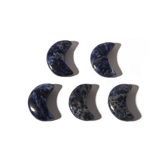 Sodalite Moon Carving (Pack of 5) from The Rock Space