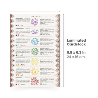 QuickStudy Guide 2.0 - Chakra from Stonebridge Imports