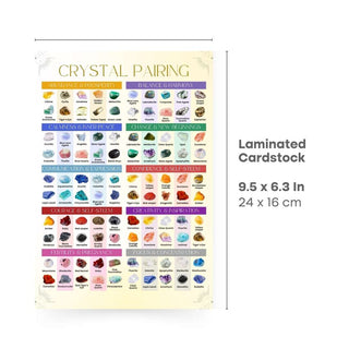 QuickStudy Guide 2.0 - Crystal Pairing (PDF File) from Stonebridge Imports