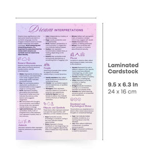 QuickStudy Guide 2.0 - Dream Interpretations from Stonebridge Imports