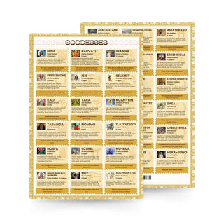 QuickStudy Guide 2.0 - Goddesses (PDF File) from Stonebridge Imports