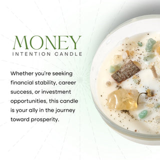 Crystal Intention Candle (Now in Clear Vessel!) from Stonebridge Imports