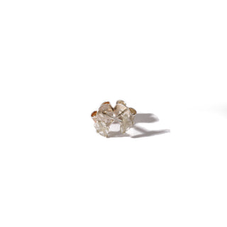 Diamond Slice Sterling Silver Stud - Single Pair    from Stonebridge Imports