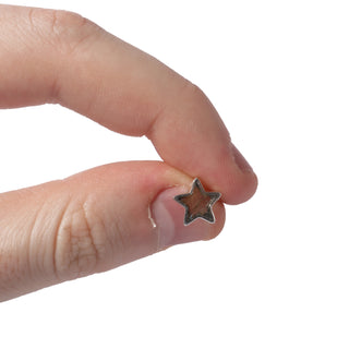 Labradorite Sterling Silver Stud - Single Pair from Stonebridge Imports