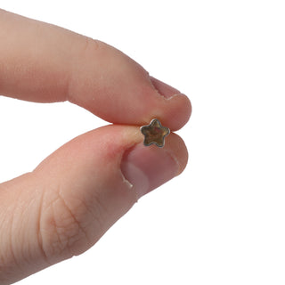 Labradorite Sterling Silver Stud - Single Pair from Stonebridge Imports