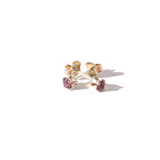 Rhodonite Sterling Silver Stud - Single Pair    from Stonebridge Imports