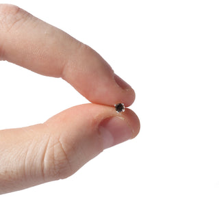 Smoky Quartz Sterling Silver Stud - Single Pair    from Stonebridge Imports