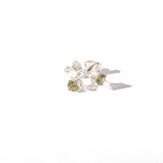 Green Tourmaline Sterling Silver Stud - Single Pair    from Stonebridge Imports