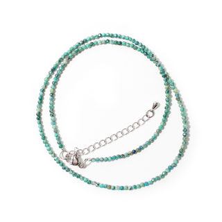 Chrysocolla Bead Necklace - 2-3mm from The Rock Space