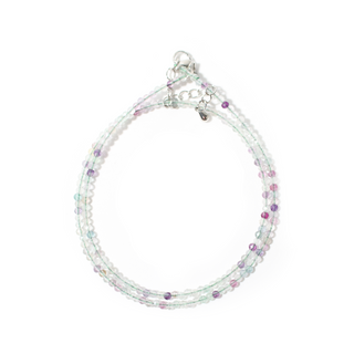 Fluorite Bead Necklace - 2-3mm from Stonebridge Imports