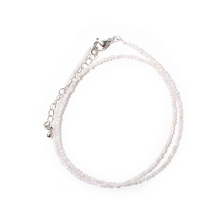 Kunzite Bead Necklace - 2-3mm from The Rock Space