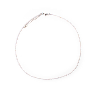 Kunzite Bead Necklace - 2-3mm from The Rock Space