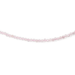 Rose Quartz Bead Necklace - 2-3mm from Stonebridge Imports