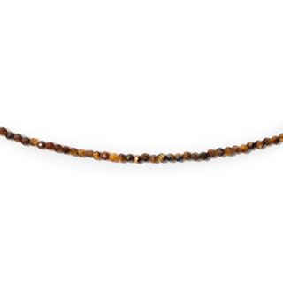 Tiger Eye Bead Necklace - 2-3mm from Stonebridge Imports