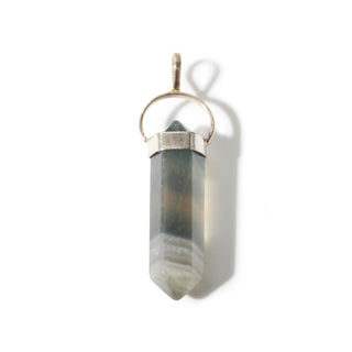 Fluorite Purple Double Terminated - 925 Silver Pendant from Stonebridge Imports