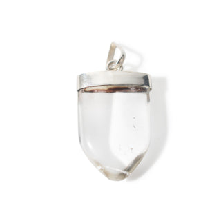Clear Quartz V Shape - 925 Silver Pendant from Stonebridge Imports