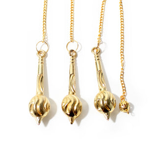 Golden Brass Gada Pendulum - 3 Pack from Stonebridge Imports
