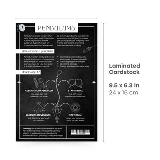 QuickStudy Guide 2.0 - Pendulums from Stonebridge Imports