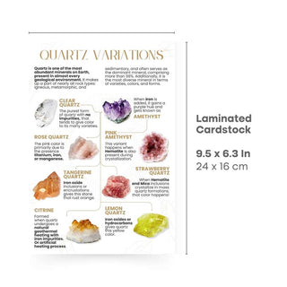 QuickStudy Guide 2.0 - Quartz Variations (PDF File) from Stonebridge Imports