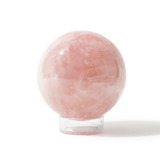 Rose Quartz Sphere Unique #115 - 3 1/2" from The Rock Space