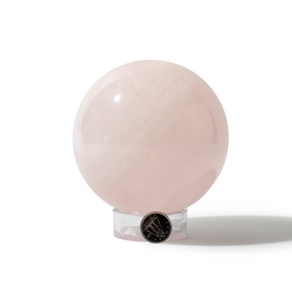 Rose Quartz Sphere Unique #174 - 3 5/8" from The Rock Space