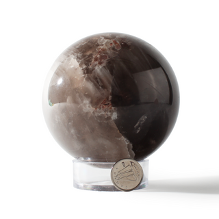 Smoky Quartz Sphere Unique #25 - 3 1/8" from Stonebridge Imports