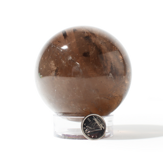Smoky Quartz Sphere Unique #42 - 2 7/8" from Stonebridge Imports