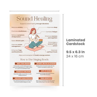 QuickStudy Guide 2.0 - Sound Healing from Stonebridge Imports