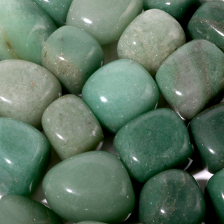 Green Aventurine Tumbled Stones - China from The Rock Space