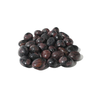 Garnet with Astrophyllite Tumbled Stones from The Rock Space