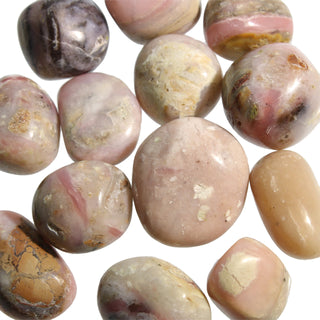 Pink Opal B Tumbled Stones from The Rock Space