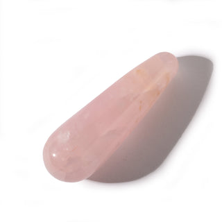 Rose Quartz A Rounded Massage Wand - Small #1 - 1 1/2" to 2 1/2"    from Stonebridge Imports