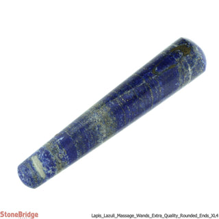 Lapis Lazuli E Rounded Massage Wand - Extra Large #2 - 3 3/4" to 5 1/4"    from Stonebridge Imports