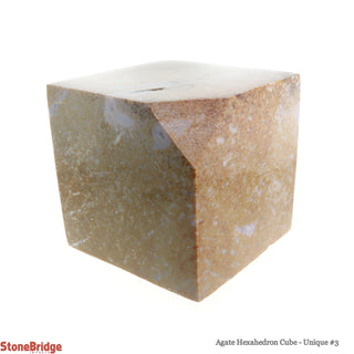 Ocean Jasper Hexahedron Cube U#3 - 89mm    from Stonebridge Imports