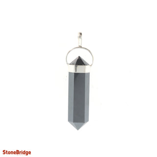 Hematite Double Terminated - 925 Silver Pendant from Stonebridge Imports
