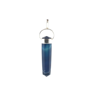Agate Double Terminated - 925 Silver Pendant (Enhanced) from Stonebridge Imports