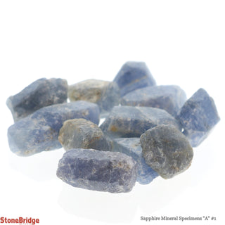 Sapphire Crysals #1 - 1/8" to 3/4" - 10g bag    from Stonebridge Imports