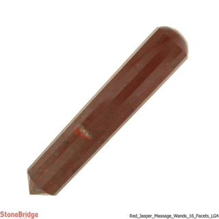 Red Jasper Pointed Massage Wand - Large #2 - 3 1/2" to 4 1/2"    from Stonebridge Imports