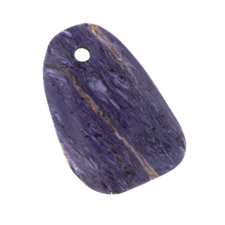 Charoite Slice Pendant Drilled - 'E' #3    from Stonebridge Imports