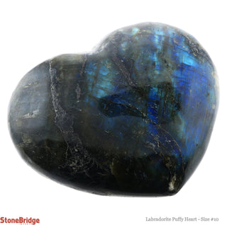 Labradorite Puffy Heart #10 - 350g to 399g    from Stonebridge Imports