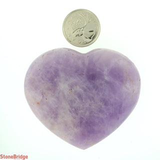 Amethyst Chevron Puffy Heart #5 100 to 149g    from Stonebridge Imports