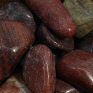 Dolomite Red Tumbled Stones    from Stonebridge Imports