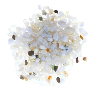 Blue Lace Agate Extra Tiny Tumbled Stones - B Quality    from Stonebridge Imports