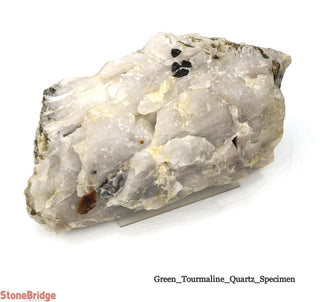Green Tourmaline on Quartz Matrix U#7    from Stonebridge Imports