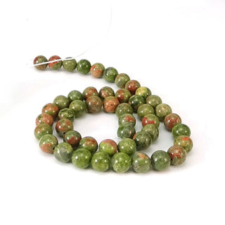 Unakite - Round Strand 15" - 6mm    from Stonebridge Imports