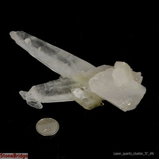 Laser Quartz Cluster U#6 - 4 3/4"    from Stonebridge Imports